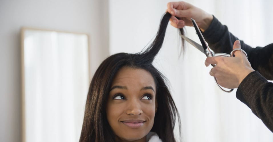 cutting hair